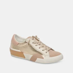 ZINA SNEAKERS GOLD LEATHER^Dolce Vita Sale