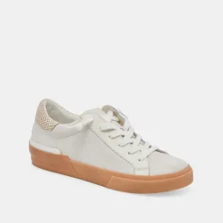ZINA SNEAKERS IVORY MULTI CRACKLED LEATHER^Dolce Vita Best