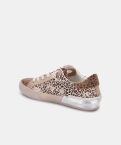 ZINA SNEAKERS LEOPARD MULTI DUSTED SUEDE^Dolce Vita Fashion