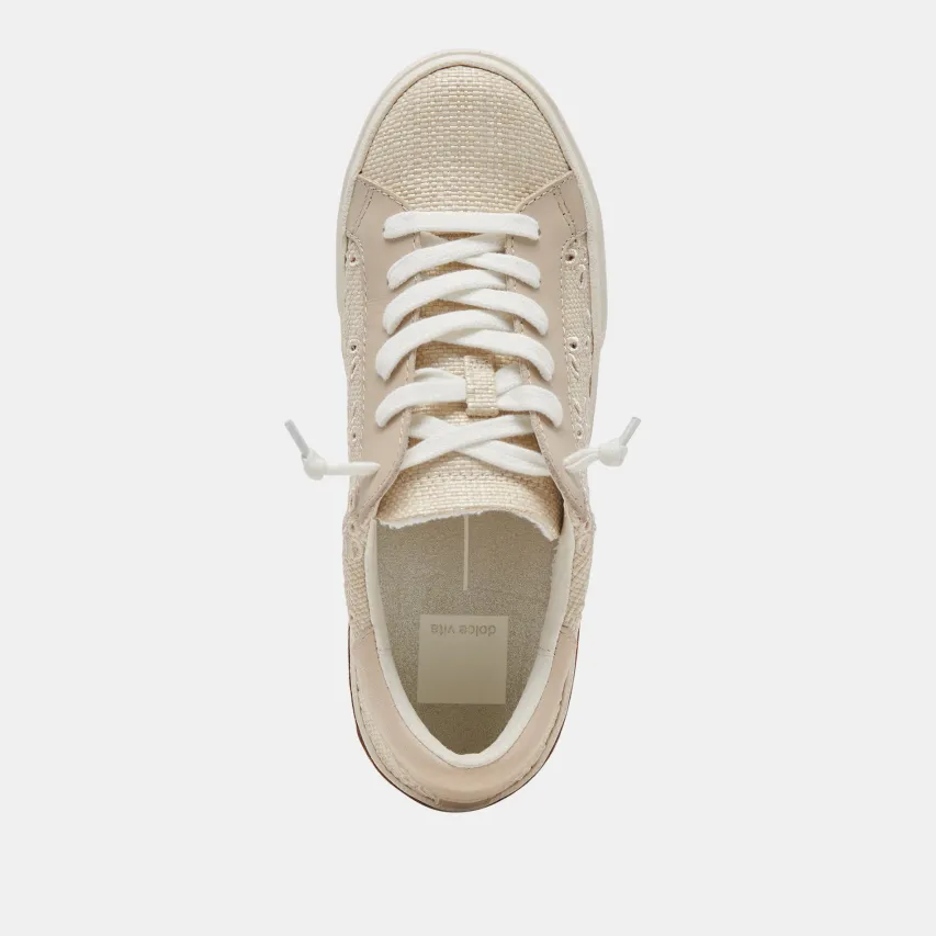 ZINA SNEAKERS OATMEAL FLORAL EYELET^Dolce Vita Hot