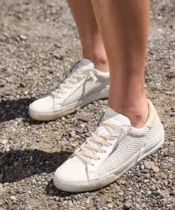 ZINA SNEAKERS TAN CREAM RAFFIA^Dolce Vita Best