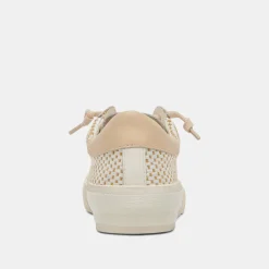 ZINA SNEAKERS TAN CREAM RAFFIA^Dolce Vita Best