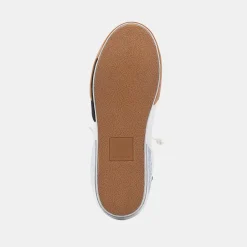 ZINA SNEAKERS WHITE BLACK LEATHER^Dolce Vita Sale