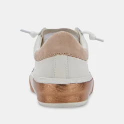 ZINA SNEAKERS WHITE TAN^Dolce Vita New