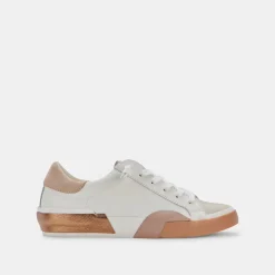 ZINA SNEAKERS WHITE TAN^Dolce Vita New