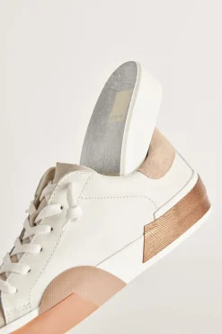 ZINA SNEAKERS WHITE TAN^Dolce Vita New