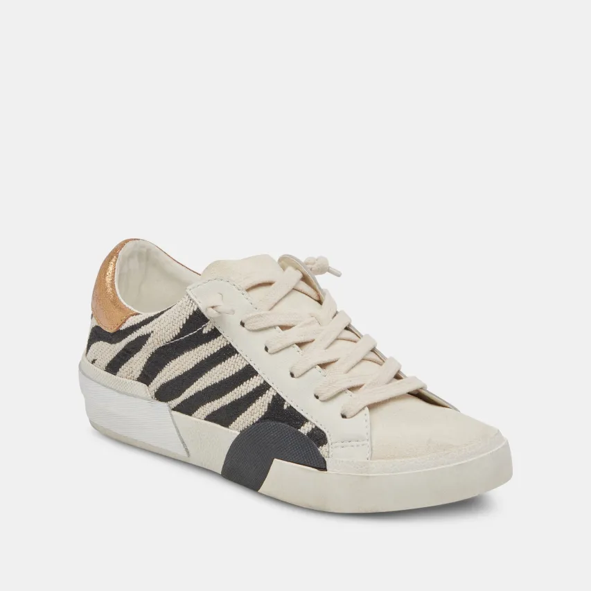 ZINA SNEAKERS ZEBRA FABRIC^Dolce Vita Online